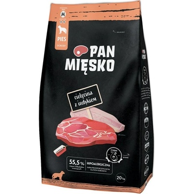 Pan Mięsko Teľacie s morkou M 20 kg