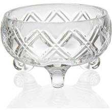 Gold Crystal Křišťálová mísa trojnožka Border 15,5 cm