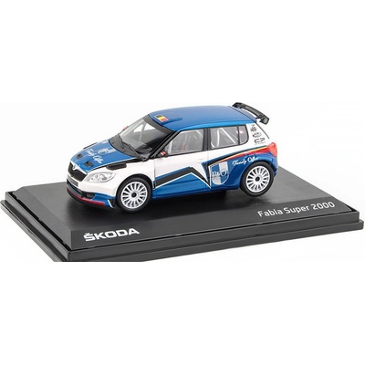Abrex Škoda Fabia II FL S2000 2010 BFO Škoda Rally Team Loix 2011 1:43