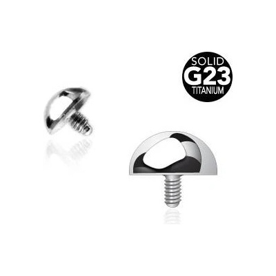 Šperky4U microdermal ozdobná část půlkulička titan TIT1033-04