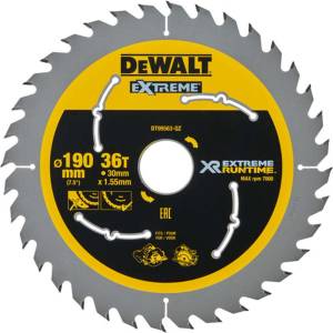 DEWALT - Пилен диск за дърво 190x30 мм, 36 зъба DT99563 (DT99563)