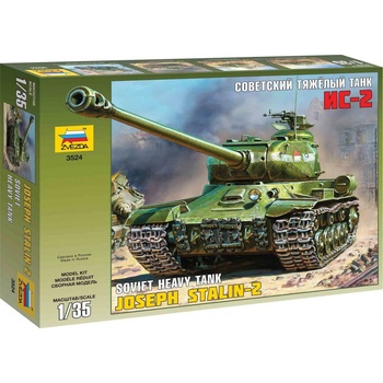 Zvezda Model Kit tank 3524 Josef Stalin 2 Soviet Heavy Tank 1:35
