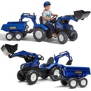 Falk FALK Šlapací traktor New Holland T6 s vlečkou modrý FA-3080AB