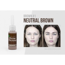 Brow Xenna henna na obočí lahvička Neutral Brown č. 101 10 ml