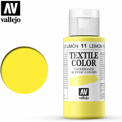 Vallejo textilná farba 40011 citrónová žltá 60 ml