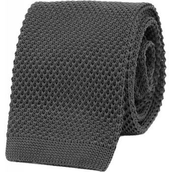 Bubibubi pletená kravata Grey sivá