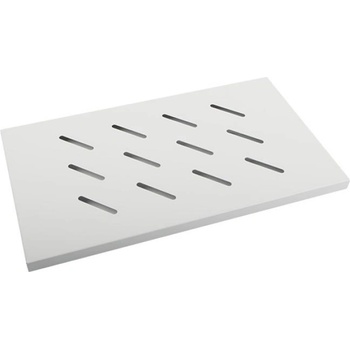 Lanberg 19" fixed shelf 1U - 496x280mm, max load capacity up to 120kg, grey (AK-1001-S)