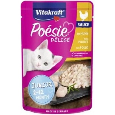 Vitakraft Cat Poesia DéliSauce junior kuracie 85 g