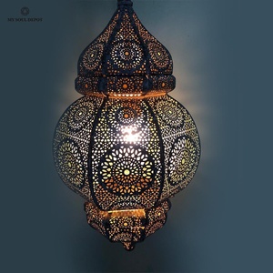 My Soul Depot Висящ фенер Morocco S/G (RA28405S-BLGO)