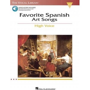 Favorite Spanish Art Songs: The Vocal Library High Voice | Richard Walters (ISBN: 9780634060281)