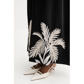 GUESS Рокля Guess ANGELE в черно дълга разкроена W5YK1A WHCU2 (W5YK1A.WHCU2)