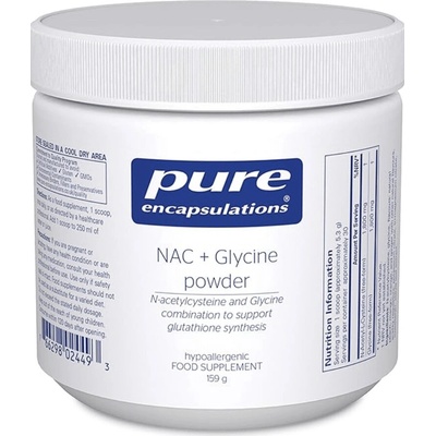 Pure Encapsulations NAC + glycín v prášku 159 g