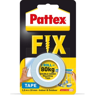 Pattex Fix Tape Obojstranná lepiaca páska 80 kg 1,5 m