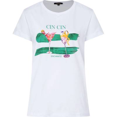 More & more Тениска 'Cin Cin' бяло, размер 46