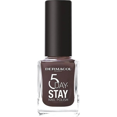 Dermacol 5 Day Stay dlouhotrvající lak na nehty 57 Chocolate 11 ml