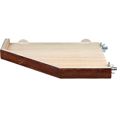 Natural Living rohová platforma do klece 28 x 28 cm