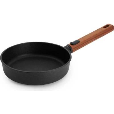 Woll Nepřilnavá pánev Eco Logic QXR s dřevěnou odnímatelnou rukojetí, Ø 20 cm 1520WLCI-Q