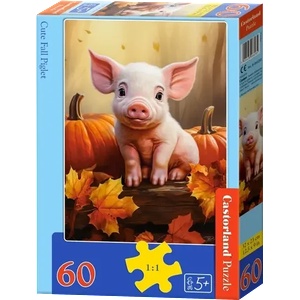 Castorland - Puzzle Cute Fall Piglet - 40 - 99 piese