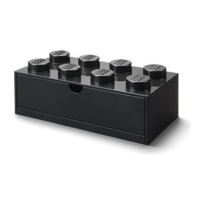 LEGO Кутия за съхранение за бюро, с чекмеджета, LEGO "Brick 4x2", черна 40211733 (40211733)