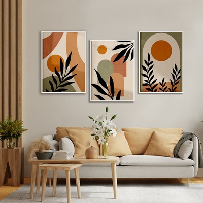 Decono Картини Бохо в Оранжево