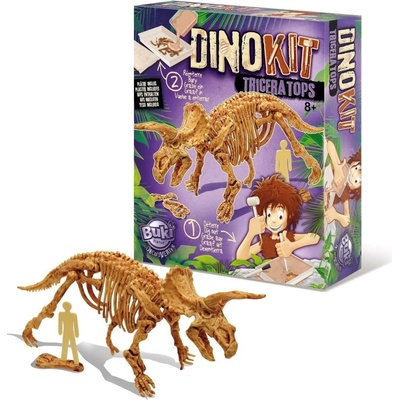 BUKI DinoKIT vykopávka a kostra Triceratops