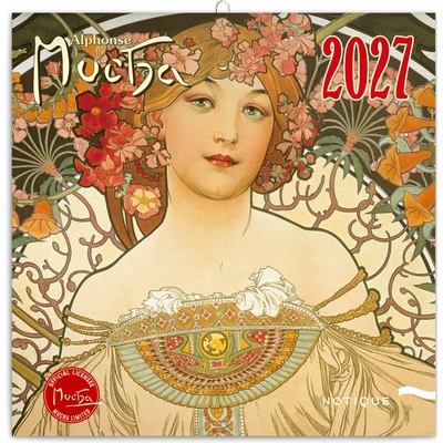 NOTIQUE Poznámkový Alfons Mucha 30 x 30 cm 2027