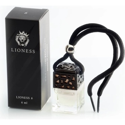 Lioness Bvlgari závěsná vůně do auta ve skleněném flakonu Man in Black