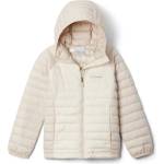 Columbia Детско синтетично яке Columbia Kid's Powder Lite II/1 Hooded Jacket Synthetic jacket - Chalk / Dark Stone - размер 18 Years (703-4649-0216)