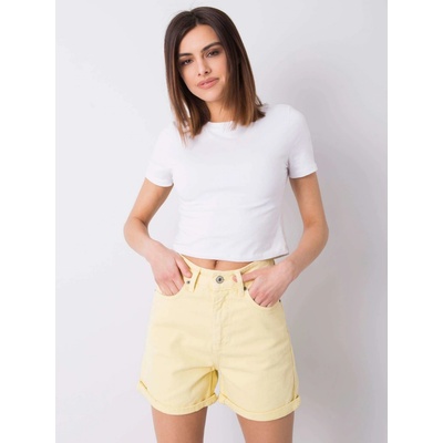 Rue Paris šortky -334-SN-7706.08-světle žlutá