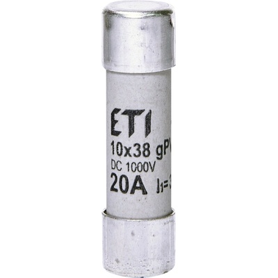 ETI Elektroelement, d.o.o. Valcová poistka ETI (002625081) – 10x38 gPV, 16A, 1000V DC