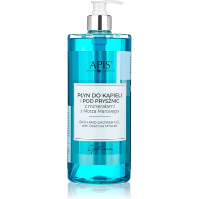 APIS NATURAL COSMETICS Optima Гел за душ и вана с минерали от Мъртво море 1000ml