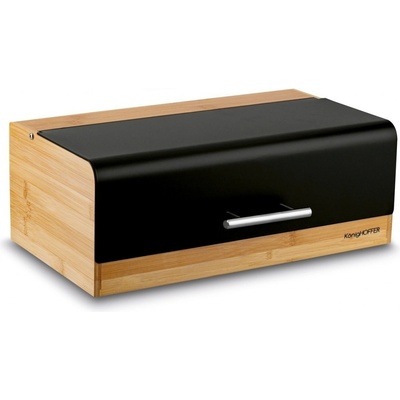 Bambusová chlebovka KönigHOFFER Fresco 36x20x13,5 cm černý – Zboží Mobilmania