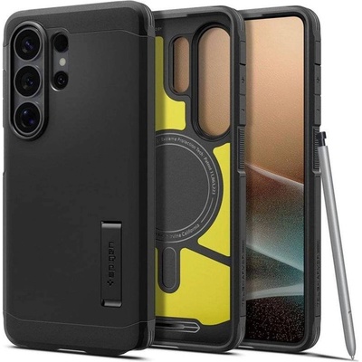 Magsafe Противоударен Калъф за Samsung S26 Ultra, Spigen Tough Armor Case, Черен (ACS10684)