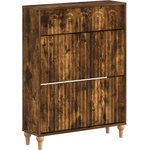 vidaXL Шкаф за обувки ALKMAAR 78 x 24 x 103 см Инженерна дървесина (896220)