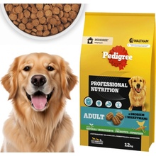 Pedigree Professional Nutrition Adult M/L s hydinou a zeleninou 12 kg