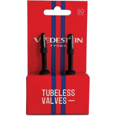 Vredestein Bezdušové ventily 50mm, černé (NOVINKA)