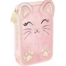 Astrabag třípatrový plyšová kočička Fluffy Kitty