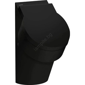 Laufen h8402810200001 - Писоар val, задно водоподаване, заден отвод, керамика/лъскаво черно (lf0194)