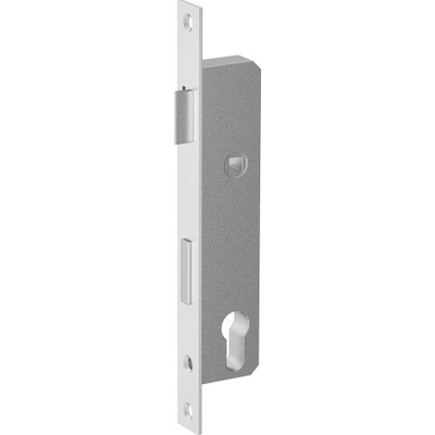 EKOfence Zámok pre cylin.vložku do JP profilu 40x40mm predná lišta nerez 16202