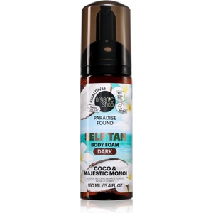Organic Shop Paradise Found Coco & Majestic Monoi пяна за тяло с автобронзиращ ефект цвят Dark 160ml