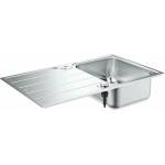 GROHE K500 мивка от неръждаема стомана 86x50.1 см 1 леген с тава за отцеждане (31571SD1) Мивка за вграждане