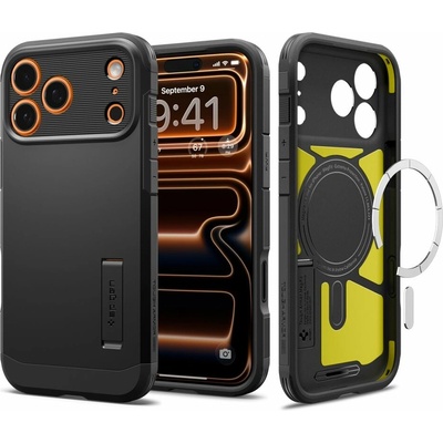 Spigen Tough Armor T MagSafe Black iPhone 17 Pro ACS10361