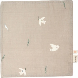 Cotton Hug Детска кърпичка Cotton Hug - Птички, 30 х 30 cm (CH094) - baby