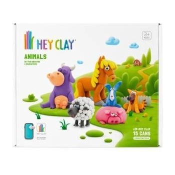 TM Toys Hey Clay Set Animals 15-pack 15 cans 15012CEE15