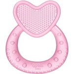 Wee Baby Силиконова чесалка Wee Baby - Сърце, розова (912)
