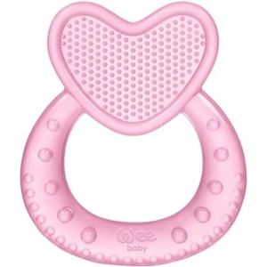 Wee Baby Силиконова чесалка Wee Baby - Сърце, розова (912)