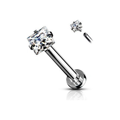 Šperky4U piercing do brady labreta cartilge LB1093C-1208
