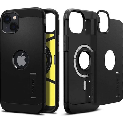 Spigen MagFit Tough Armor Case - хибриден кейс с най-висока степен на защита с MagSafe за iPhone 14 (черен)