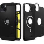 Spigen MagFit Tough Armor Case - хибриден кейс с най-висока степен на защита с MagSafe за iPhone 14 (черен)