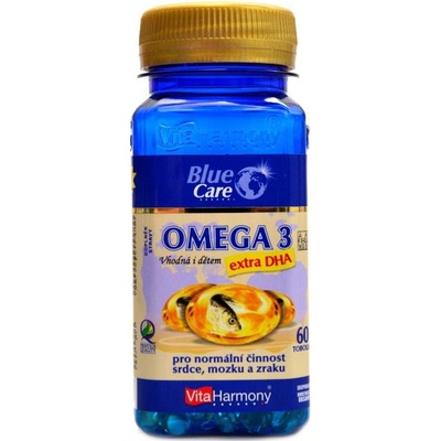 VitaHarmony Omega 3 Extra DHA vhodná i pro děti 60 tabliet